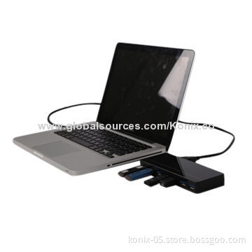 Battery powered supply USB 3.0 hub with DCP charging port